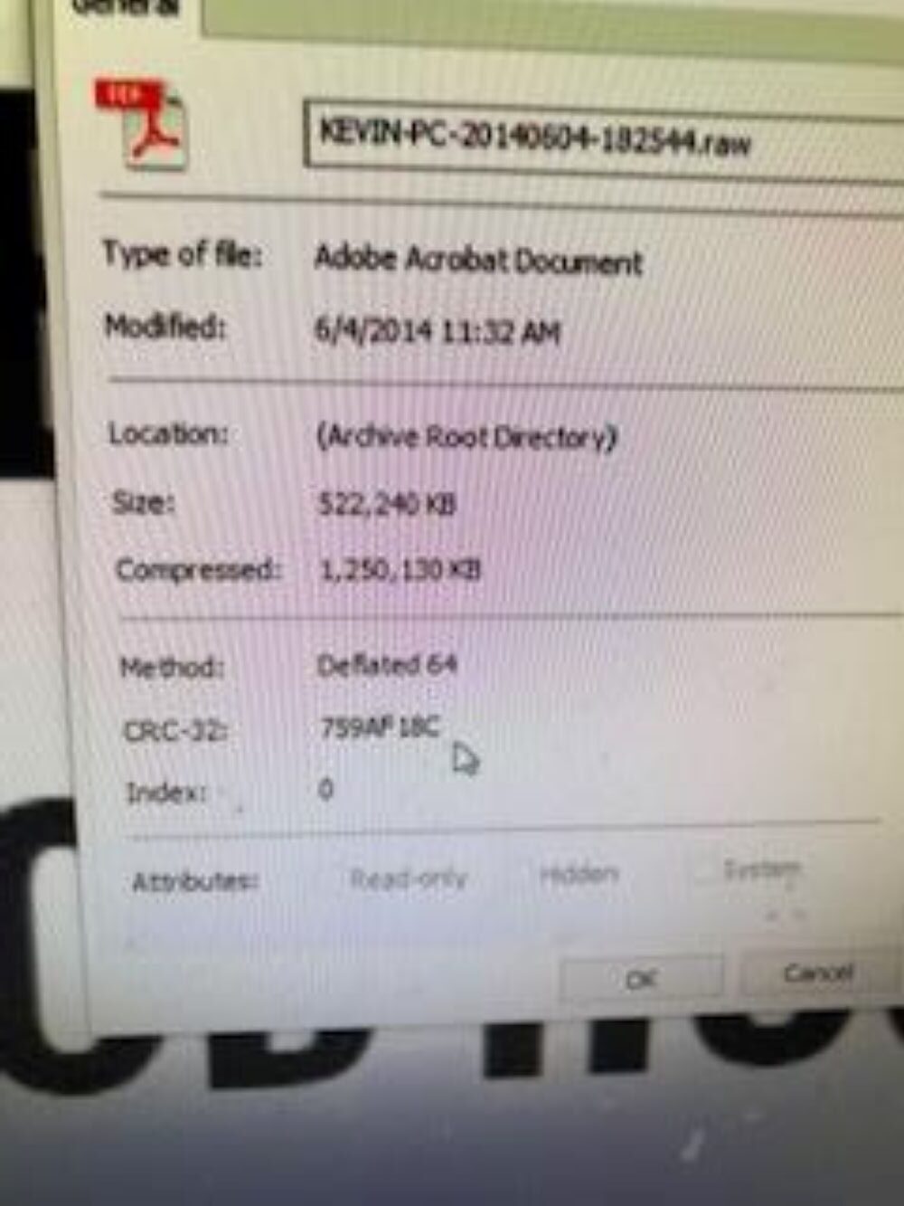 LSBC RAM Dump